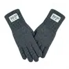 Luvas de Tricô para Casal Outono Inverno Punhos Elásticos Canelados Proteção contra Frio para Ciclismo ao Ar Livre Aquecimento Luvas de Tricô Versáteis Venda por Atacado
