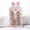 Pinza para el pelo pequeña trenzada de 2.5 cm, color café con leche, nueva, ovalada, para mechones rotos, flequillo, accesorios para la cabeza para niños, suministro transfronterizo