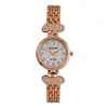 Reloj para Mujer 2025 Nuevo Pulsera de Diamantes de Comercio Exterior Reloj de Cadena Dorada Transfronterizo Compacto Moda Nicho Reloj de Cuarzo