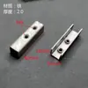 Conector de Tubo Cuadrado con Clip de Hierro en Forma de U sin Soldadura Inserto Galvanizado Acero Inoxidable Sujetador Mueble Estante Exhibidor C