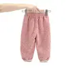 Calças para Meninas Primavera e Outono Infantil Outono Novo Estilo Menina Estiloso Casual Longas Outono Versátil Esportivas Joggers Tendência