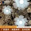 Nuevo candelabro de flores acrílicas para boda, lámpara de flores de simulación, lámpara de pie, lámpara de ambiente, decoración de boda de celebridad de Internet, hermoso Chen