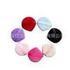 Borla de maquillaje en forma de gota de agua, borla para polvos sueltos, esponja de maquillaje aterciopelada, herramienta de belleza, borla de maquillaje sin látex