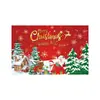 Navidad Año Nuevo Pareados Tela de Fondo Ancho de Puerta Cubierta de Puerta Bandera de Jardín Decoración Exclusiva de Comercio Exterior de Amazon Arreglo