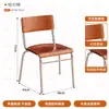 Mesa de comedor moderna de estilo minimalista para comedor de personal, comedor para varias personas, restaurante de comida rápida, mesa larga de pizarra, mesa cuadrada, silla de diseño moderna