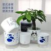 Procesamiento y Personalización de Macetas Automáticas Absorbentes de Agua, Macetas Hidropónicas sin Riego para Rosas, Potos Transpirables, Que Pueden Cambiar el Patrón, Color y Tamaño