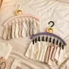 Secador multi-clip con forma de hombre de pan para uso doméstico, adecuado para secar calcetines y ropa interior de bebé, estante multifuncional de almacenamiento y secado
