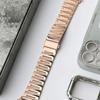 Adequado para Apple Watch com Pulseira S8 com Padrão de Dente de Metal Iwatch654321Ses7 Representativo com Pulseira de Aço