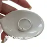 Anillo Minimalista Inspirado en el Estilo Coreano de Plata Esterlina S925 con Nudo Trenzado en Forma de Cuerno, con un Acabado de Alta Gama para Mujer, Adecuado para Apilar
