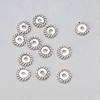 S925 Sterling Silver Twist Spacer Acessórios Vintage Old Light Thai Silver Spacer DIY Handmade Beaded Material Jóias