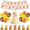 En Stock Artículos para Fiesta de Cumpleaños Temática de Ponis Vajilla Desechable Platos de Papel Vasos de Papel Banderines Globos Decoraciones para Eventos