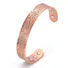 Pulsera Magnética Retro Best-Seller Transfronteriza Árbol de la Vida Cobre Rojo Antiguo Energía de Iones Negativos Pulsera de Cobre Rojo para Hombres