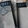 Camión grúa brazo de sujeción de neumáticos de 7 horquillas, horquilla en L, 5 mm de grosor, 4x8, 5x7 partes de horquilla para rueda de rescate de remolque disponibles para personalización.