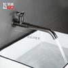 Torneira de Parede Bronze Antigo Água Fria Única Torneira para Tanque de Lavar Mop Extensível Varanda Externa Torneira de Quatro Pontos Abertura Rápida Atacado