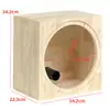 Altavoces de audio para coche de 4 pulgadas 5 pulgadas 6.5 pulgadas 8 pulgadas caja vacía para altavoz caja de madera maciza de dos vías caja de madera para altavoz de casa