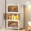 Gabinete de Almacenamiento Popular para el Hogar Plegable Ropero para Niños Gabinete de Almacenamiento con Ruedas Snacks Juguetes Ropa Gabinete de Almacenamiento de Ropa