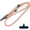 Cordão para Celular de Corda Grossa Ajustável Gaxeta Corda Removível para Celular Transversal Corda de Alça para Câmera Cordão Anti-perda para Pescoço