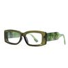 9250 Gafas de Sol Modernas Retro de Marca Grande INS Color Tinta Feng Shui Gafas de Sol Versátiles de Moda para Mujer Espejo Plano Anti-luz Azul