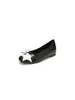 Nueva Colección Otoño/Invierno 2026: Bailarinas con Lazo y Estrella, Estilo Slip-On, Inspiración Chanel, Patrón de Diamantes, Zapatos Planos de Punta Baja para Mujer