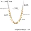 Miduoduo Colar Feito à Mão com Contas de Amor Zircônia 5A Banhado a Ouro 18K Aço Inoxidável Europeu e Americano Mais Fácil de Combinar Luxo Leve Não Desbota