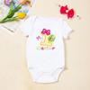 Camiseta de manga corta para bebé de Pascua, ropa de escalada transfronteriza para niños de 0 a 2 años, ropa de verano para bebés, comercio exterior de Amazon