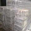 Rack de Fiação para Sala de Servidores com Ponte de Grade Fiação Ponto a Ponto Ponte de Grade Aberta Galvanizada a Quente Ponte de Cabos de Grade