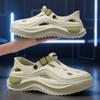 Sandalias de Plataforma de Verano de Nuevo Estilo Transfronterizas con Espalda Descubierta y Suelas Suaves, Zuecos Deslizables para Exteriores y Playa, Zapatos Silenciosos para Parejas