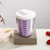 Taza de Secado para Salah al Aire Libre Tapa Portátil Reductora de Grasa Ligera Taza para Desayuno Taza para Frutas de Doble Capa Caja para Ensaladas de Picnic de Verduras