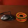 Campana de bronce hecha a mano nepalí, carillón, platillo de cobre, campana de yoga para terapia de sonido con sonido claro y nítido
