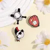 Broche de Hobby de Béisbol, Guante de Béisbol, Calavera, Bate de Béisbol, Insignia de Metal Divertida, Accesorio Versátil para Ropa