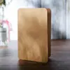 Venta al por mayor Tarjetas Pequeñas Plegadas en Blanco de Papel Kraft Estilo Retro Nostálgico Tarjetas Negras DIY Tarjetas de Felicitación Creativas Estampado en Caliente Personalización