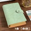 Caderno de Folhas Soltas em Papel Kraft A6, Caderno Espesso com Páginas Plissadas, Diário Vintage, Bloco de Notas Destacável, Diário