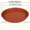 Bandeja Base de Plástico de Resina Engrosada para Macetas, Bandeja Redonda Recoge-Agua para Macetas, Adecuada para Plantas Verdes y Suculentas, Tamaño Grande