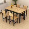 Mesa de comedor y sillas para restaurante, rectangulares, para uso doméstico, desayunadores, loncherías y establecimientos comerciales; juegos de mesa y sillas para comedor