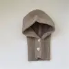 Gorros para Bebé para Otoño e Invierno, Gorros Lindos y Súper Lindos para Niños, Bufandas, Gorros de Lana de una Pieza, Gorros con Protección para Orejas, Gorros de Lana para Bebé