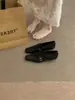 Mocasines Cuadrados Retro Franceses para Mujer 2026 Otoño Nuevos de Piel Suave Tacón Grueso Zapatos de Una Sola Pieza Versátiles Zapatos Pequeños de Cuero