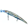 Isca Luya para Arremesso de Longa Distância, Minnow Flutuante, Especializada em Peixe-mandarim de Água Doce e Robalo, Isca Multiuso com Três Anzóis, Minnow