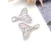Accesorios para joyería DIY chapado en cobre oro real 18k serie oceánica colgantes pequeños delfín estrella de mar tortuga pulsera collar colgante
