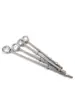 Acero Inoxidable 304 Varilla Roscada Extendida Tuerca Ojal Arandela Plana Arandela de Resorte Conjunto Combinado con Perno de Anillo Varilla Pasamuros