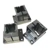 Base de Soporte para Sensor Soporte de Perfil Base de Pie para Línea Transportadora Abrazadera Fija para Tubo Pilar con Agujero Cuadrado Acero Clqb Rcx01
