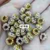 Linterna de anillo caliente multicolor hebilla de piña pulsera tejida a mano accesorios de cuerda nudo de hilo dorado joyería pequeña al por mayor
