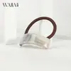 Pinza para el pelo Wjia Estilo Tinta para la parte trasera de la cabeza de mujer Pinza para el pelo Pinza con patrón de mármol Pinza de tiburón de disco combinable Accesorios para el pelo