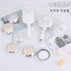 Peine con Airbag de Masaje y Moño Plateado Electrochapado, Lindo Peine Mini Maquillaje Todo en Uno Portátil, Compacto y Portátil para Niñas