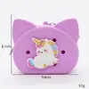 Nuevo Monedero de Silicona con Forma de Gato Agujero Decorativo DIY Bolsa de Almacenamiento Estuche para Auriculares Colgante para Llavero Bolsa Venta al por Mayor