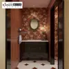 Azulejo de Cerámica Integral Maillard Francés para Baño Medio Piezas Florales 300x 1200 Panel de Pared Azulejo de Pared de Fondo Artístico