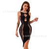 Novo Estilo Roupas de Rede Europa e América Mais Vendido Vestido Lingerie Sexy Justo Roupa Exterior Vestido Areia Difícil Camisola Vestido Modelador