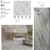 Pared de Fondo de TV de Piedra Sinterizada 1200x2700 Encimera de Piedra Sinterizada Baldosa de Mármol Blanco Veta Continua Piedra Sinterizada al por Mayor