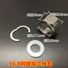 Porca para Tubo Corrugado de Aço Inoxidável 4/6 Porca para Tubo de Água de Aquecedor de Água 201/304 Conector para Mangueira com Gaxeta