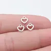 7x8mm 0,12g Multicor DIY Liga Acessórios para Joias Coração de Pêssego Coração Vazado Pingente Acessórios para Roupas de Boneca