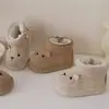 Botas de Neve para Meninas com Lã Adicional e Espessamento, Desenho Animado, Novo Estilo Inverno 2026, Botas Quentes de Algodão para Bebês Meninas, Solado Macio, Sapatos de Algodão para Crianças Pequenas